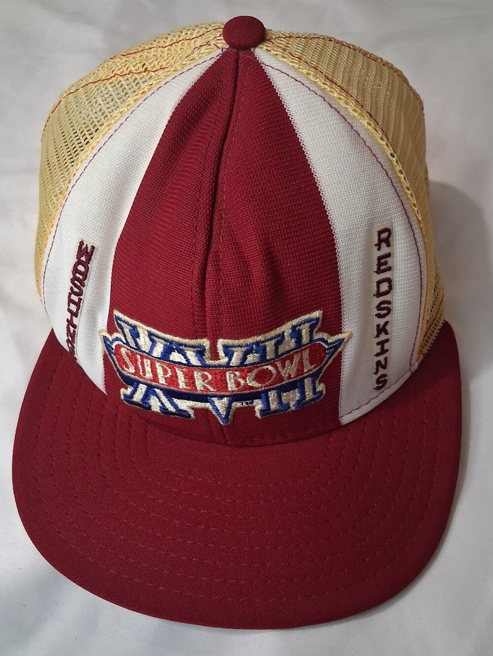 Vintage 80's Washington Redsking NFL Collectible Super Bowl XVIl Hat